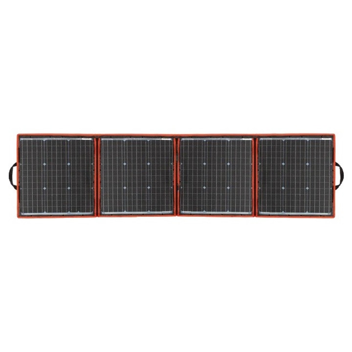 Panou solar portabil pliabil, 150W, Monocristalin, 54x50x2.4cm pliat, 216x57x0.6cm desfasurat