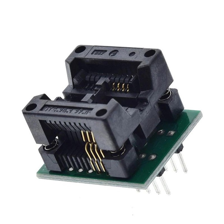 SOIC8 SOP8-DIP8 aljzatadapter IC teszteléshez és programozáshoz EZP2013, 200mil