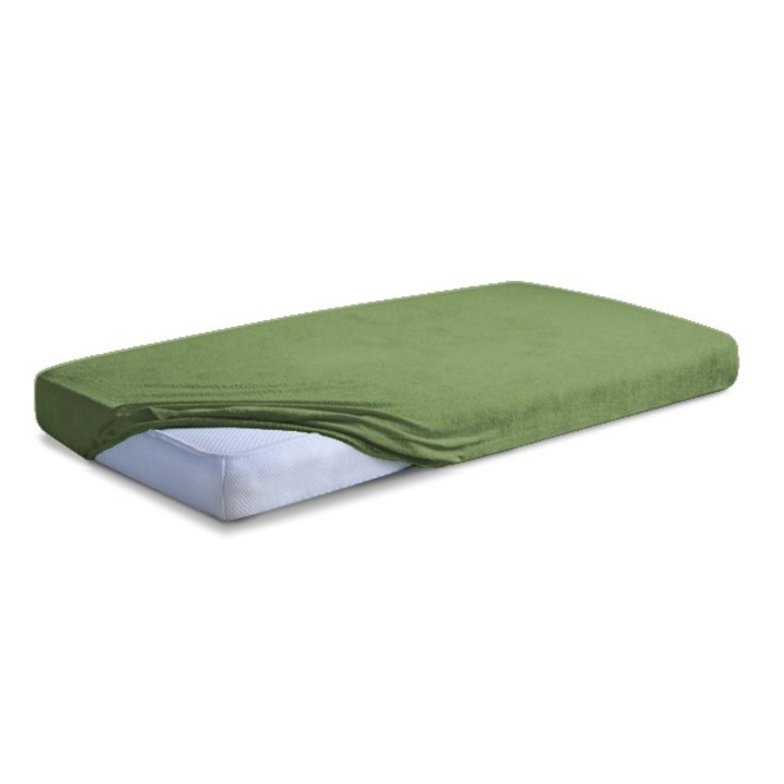 Cearceaf de pat MATEX, 160x200cm, verde