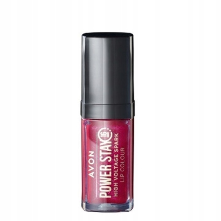 Течно червило с матов ефект, Avon, Power Stay, 16h resistant, Cherry Charge