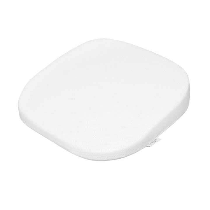 Perna pentru bebelusi BabyMatex Klin Air, Bumbac, impermeabila, 36x36 cm, alba