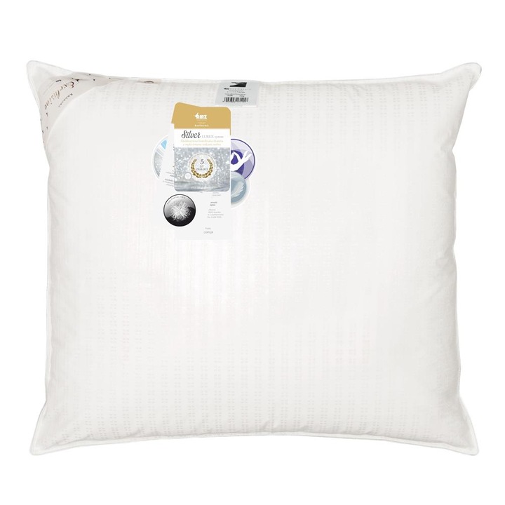 Perna puf, 50x60cm, crem, 90% puf, sistem EEC