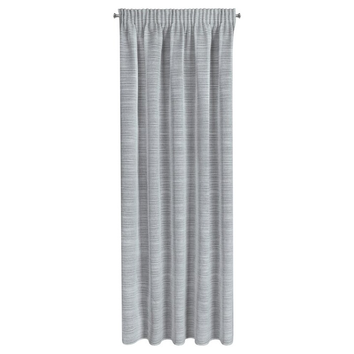 Aria eső hatású fényáteresztő függöny Szürke 140x300 cm