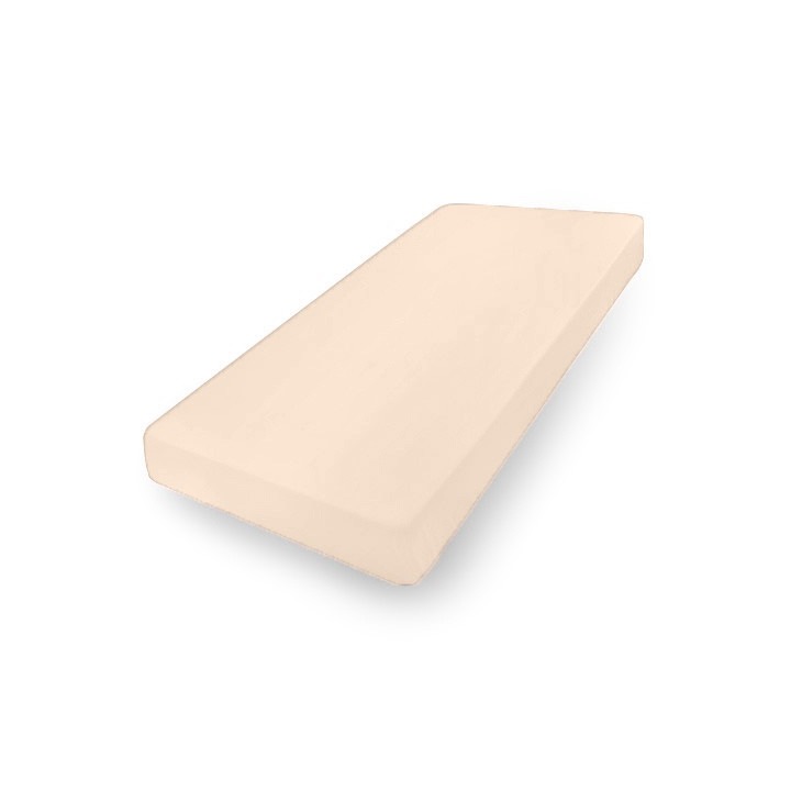 Cearceaf de pat MATEX Classic, bumbac, bej, 120x200cm