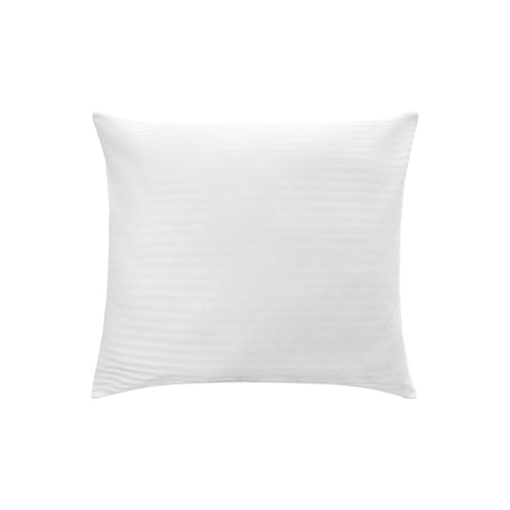 Fata de perna Spod Igly i Nitki, adamaszek, 100% bumbac, 50x60cm, alba