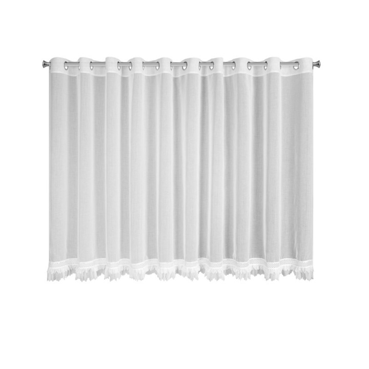 Eurofirany Kiara drapéria, poliészter, 350x150cm, fehér
