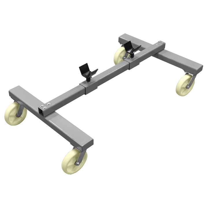 Carucior cu roti pentru elemente caroserie auto JBM, 130x48x4.8 cm, greutate maxima sustinuta 340 kg