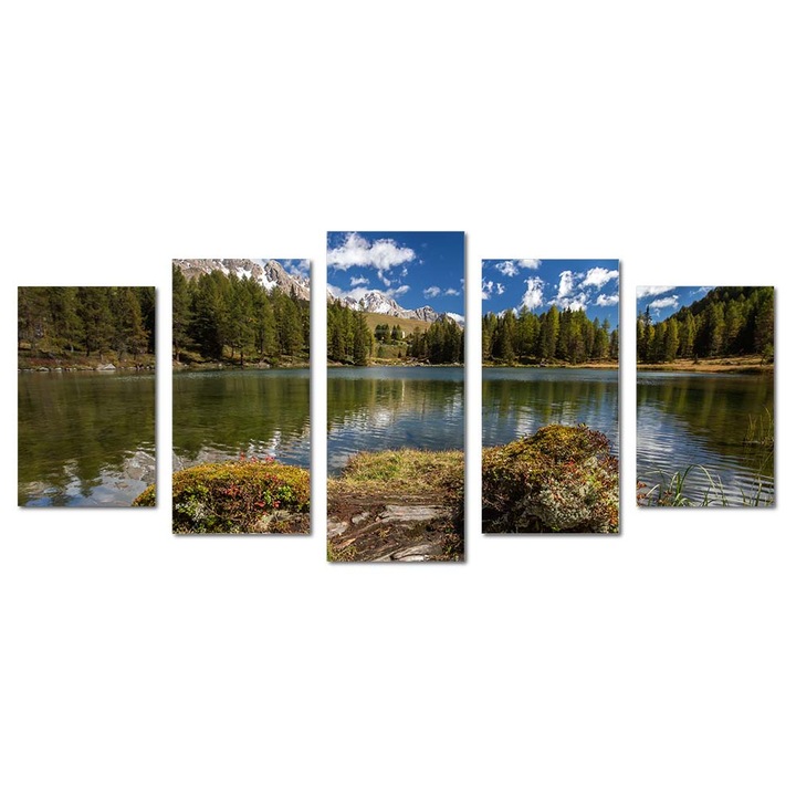 Tablou canvas Intelli®, Decoratiuni moderne pentru Living, Dormitor, Pure Nature, M1404, 100x220 cm