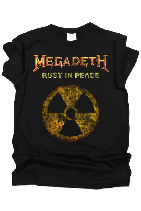 Тениска, K-off, Megadeth Rust in Peace, черна, L