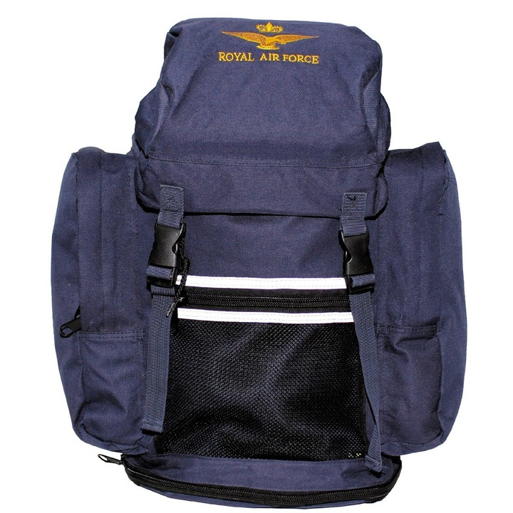 Rucsac British Army Royal Air Force, nylon, 30L, reglabil, cu buzunare, bleumarin
