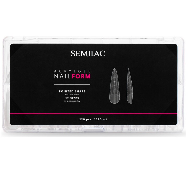Форми за нокти Semilac AcrylGel, комплект 120 бр., ЗАСТЪРЧЕНИ