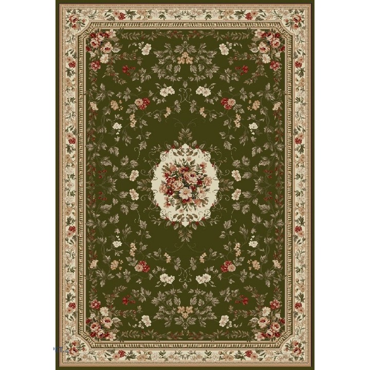 Класически килим, Home Vista, Lotos 1525, Зелен, 60x110 см