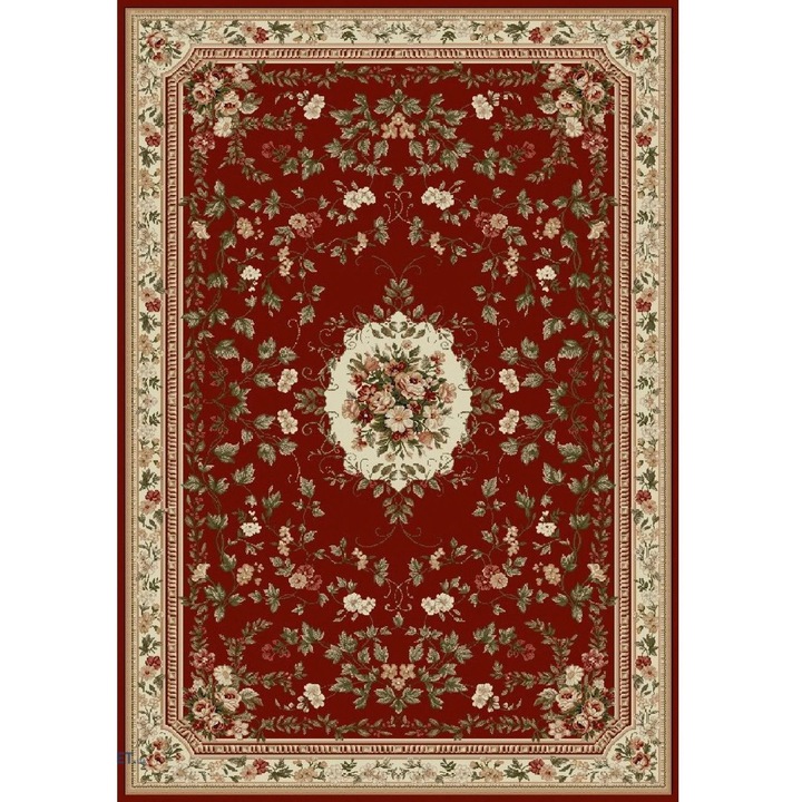 Covor Clasic, Home Vista, Lotos 1525, Grena, 60x110 cm