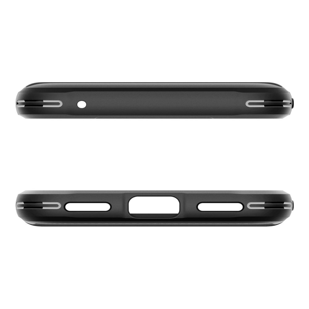Husa telefon pentru Google Pixel 8a, Spigen Rugged Armor, TPU/Carbon, Negru