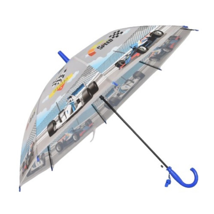 Детски чадър 12249-3, Диаметър 84 см, Син