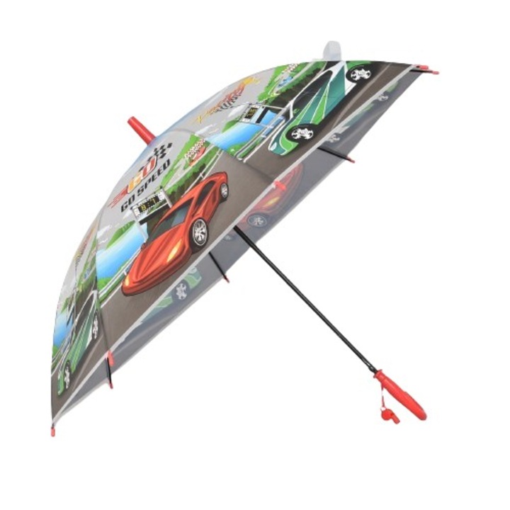 Gyermek esernyő 12249-4, Átmérő 84 cm, Piros