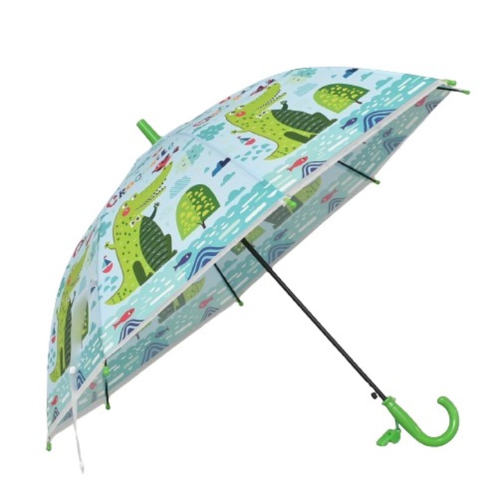 Gyermek esernyő 12348-1, Átmérő 82 cm, Zöld