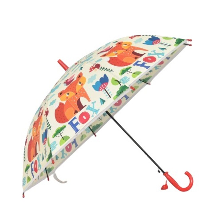 Gyermek esernyő 12348-5, Átmérő 82 cm, Piros