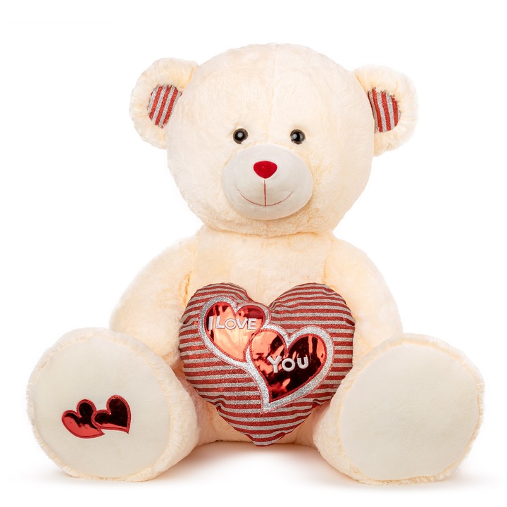 Jucarie de plus, Amek, 42 cm, Alb