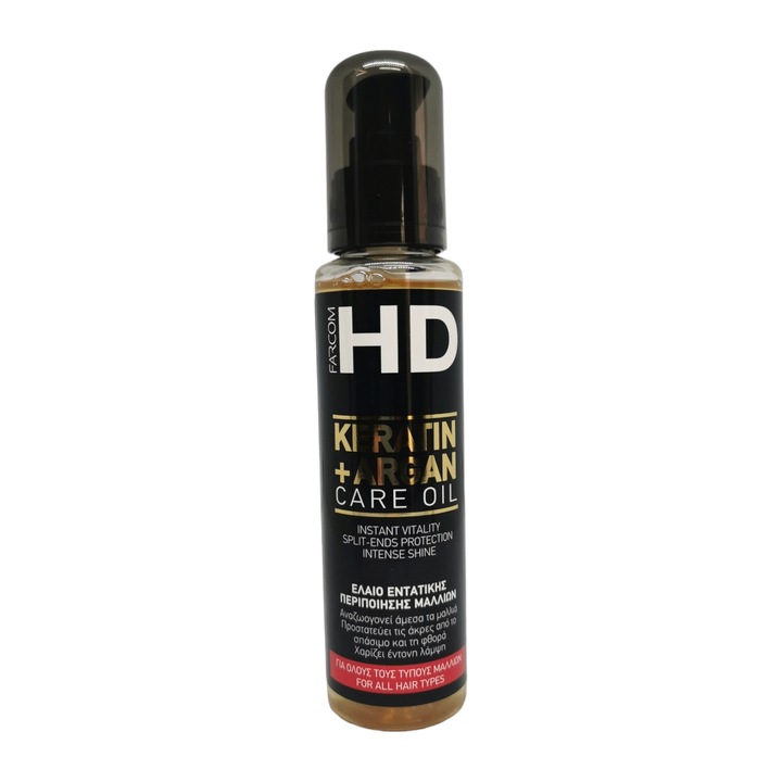 Hajolaj keratinnal és argánnal Farcom, HD, 100ml