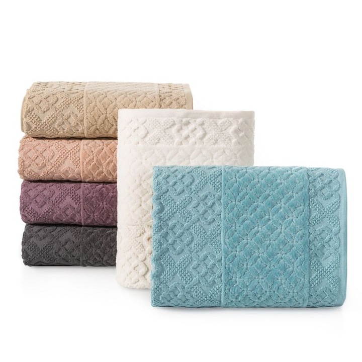 Prosop de baie Eurofirany, multicolor, 50x90cm, 100% bumbac, 550 GSM