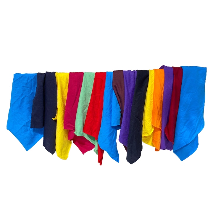 Set 15 carpe universale pentru curatenie in gospodarie din bumbac 100%, multiple culori