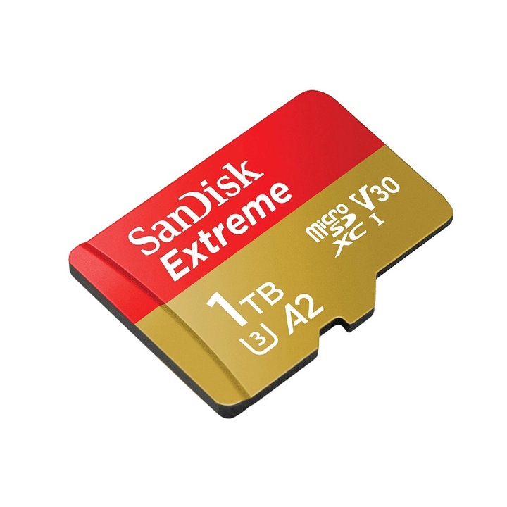 Card de memorie Sandisk Extreme MicroSDXC, U3, Adaptor SD, 1TB, V30