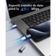 Адаптер Type-C - Lightning, Wieysdoo, съвместим с Apple, 28 x 11, 2 x 6, 6 mm, сив