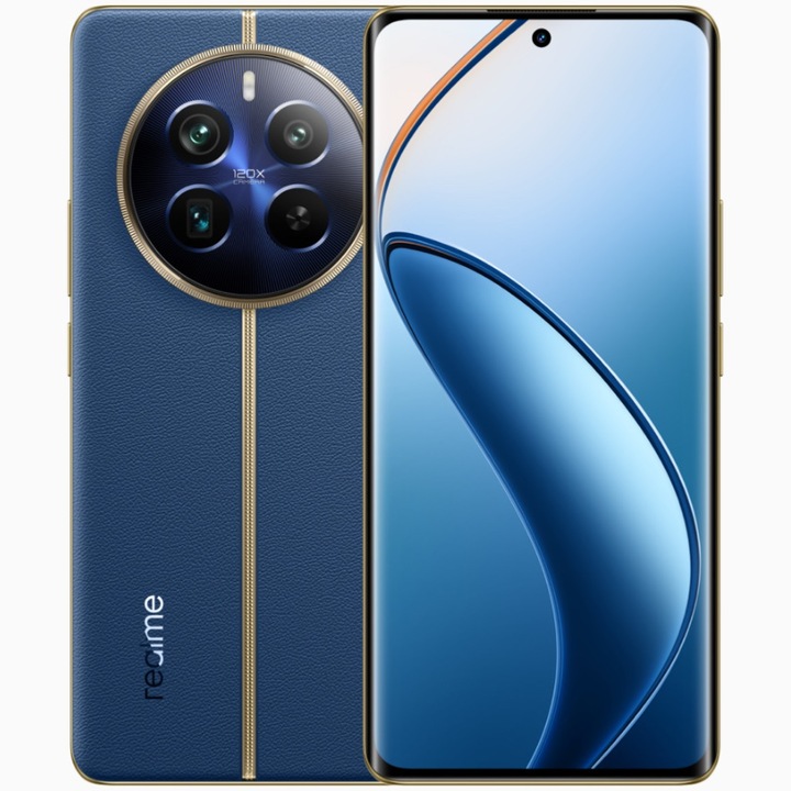 Realme 12 Pro+ Mobiltelefon, 12GB RAM, 512GB ROM, 5G, Kék