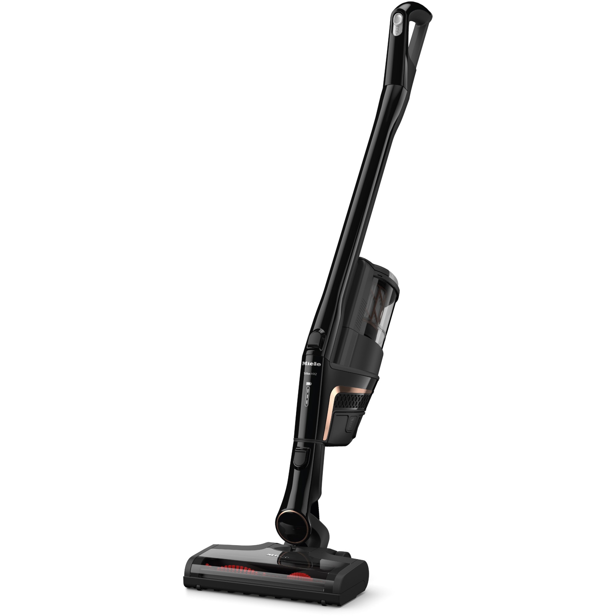 Aspirator vertical Miele Triflex HX2 125 Gala Edition, 3 in 1, 25,2 V, 192 W, perie electrica, Negru obsidian