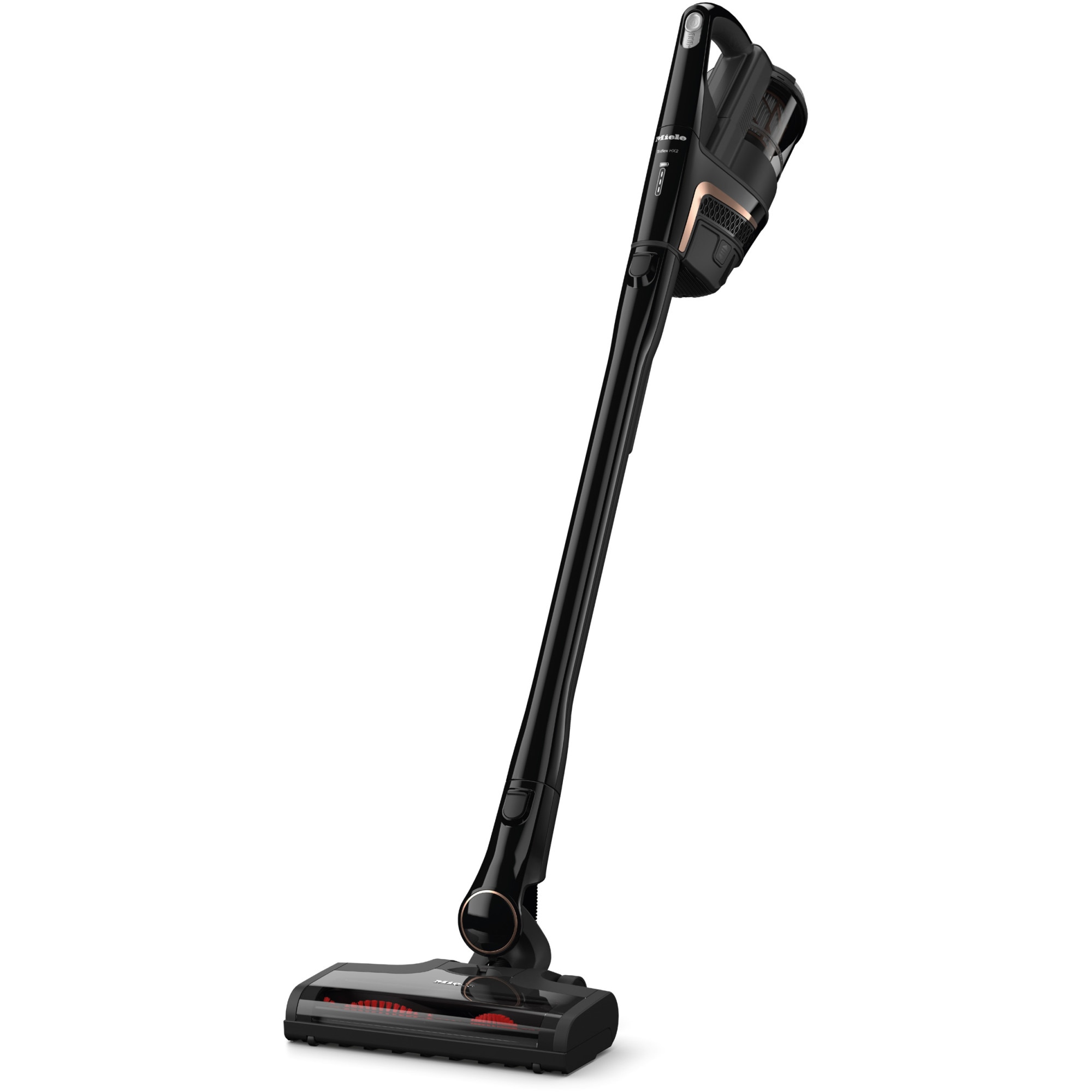 Aspirator vertical Miele Triflex HX2 125 Gala Edition, 3 in 1, 25,2 V, 192 W, perie electrica, Negru obsidian