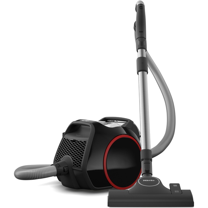 Aspirator fara sac Miele Boost CX1 125 Edition, 890 W, 4 trepte de putere, Tehnologie Vortex, Filtru Hygiene AirClean, Negru obsidian