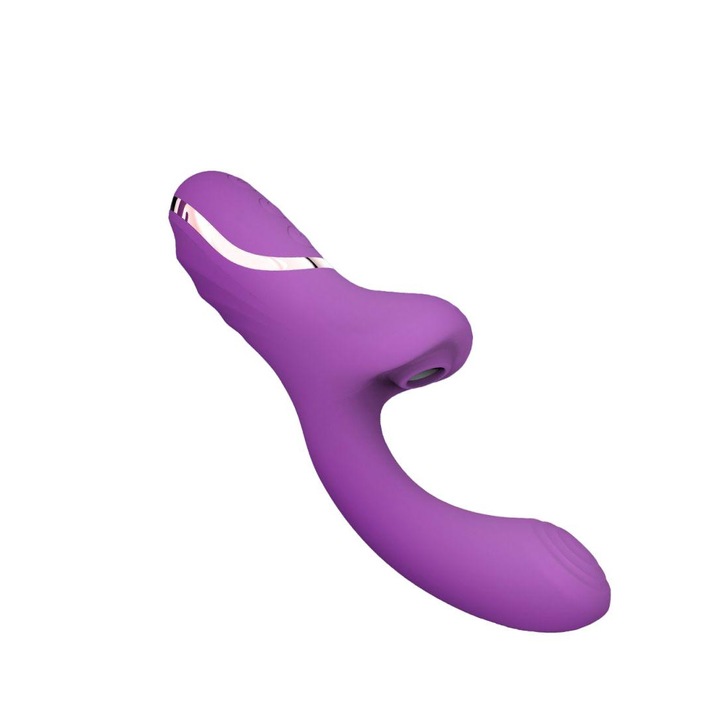 Vibrátor, 10 üzemmód, lila, 17cm