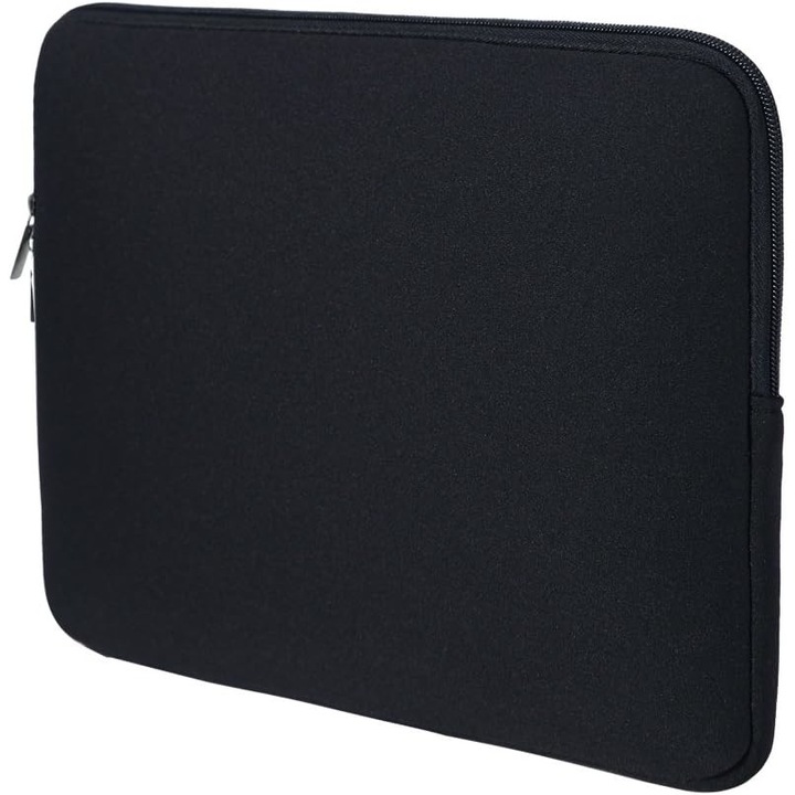 Husa laptop universala, compatibila 15.6 inch, neopren, gri, 40x30x2cm