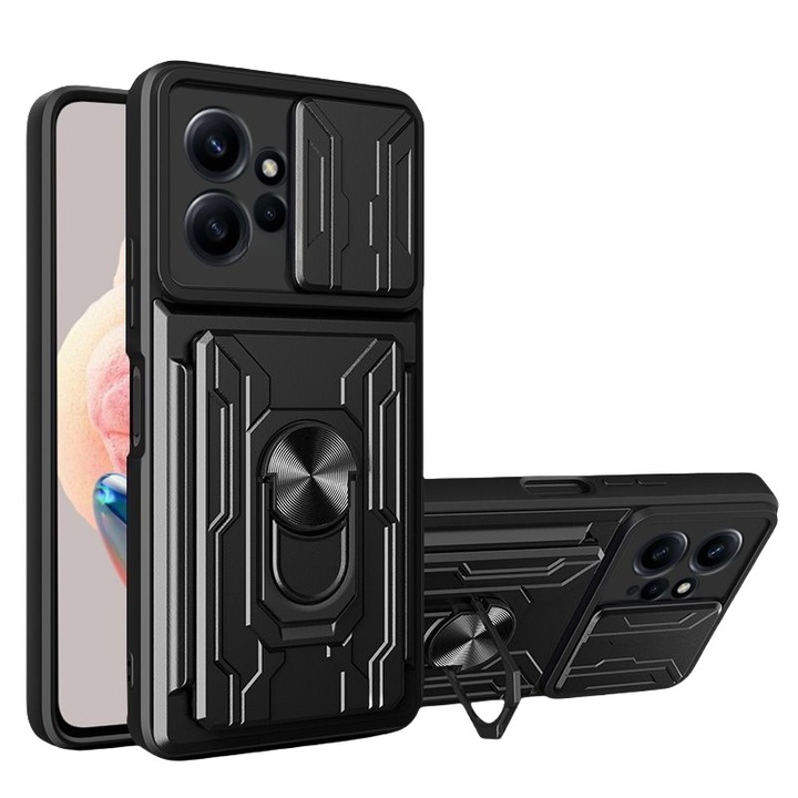 Telefontok, Redmi Note 12-hez, hibrid védelem, gyűrűtartó