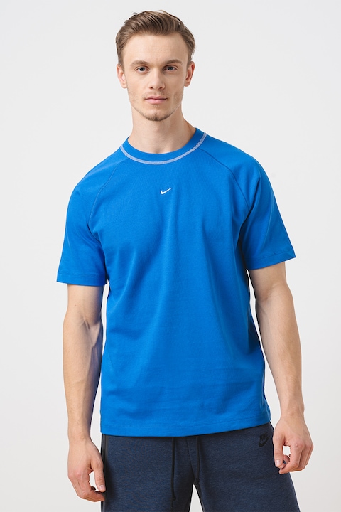 Nike, Tricou cu maneci raglan pentru fotbal Strike22, Alb/Albastru royal