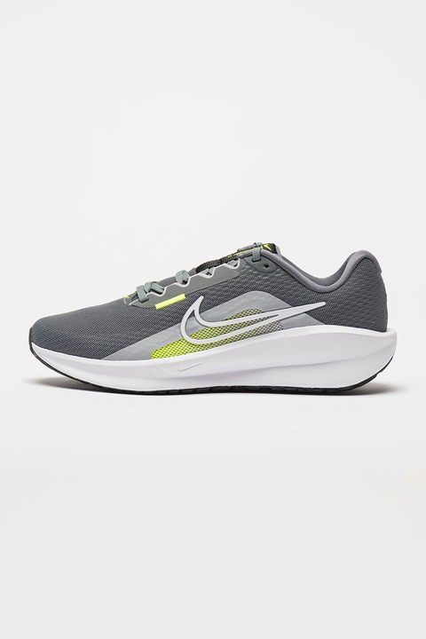 Nike, Pantofi pentru alergare DownShifter 13, Verde lime/Gri inchis