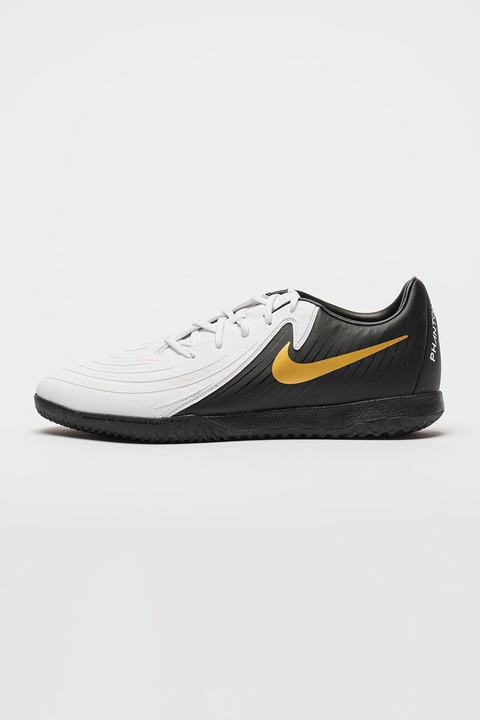 Nike, Pantofi pentru fotbal Phantom GX 2 Academy IC, Alb/Auriu/Negru
