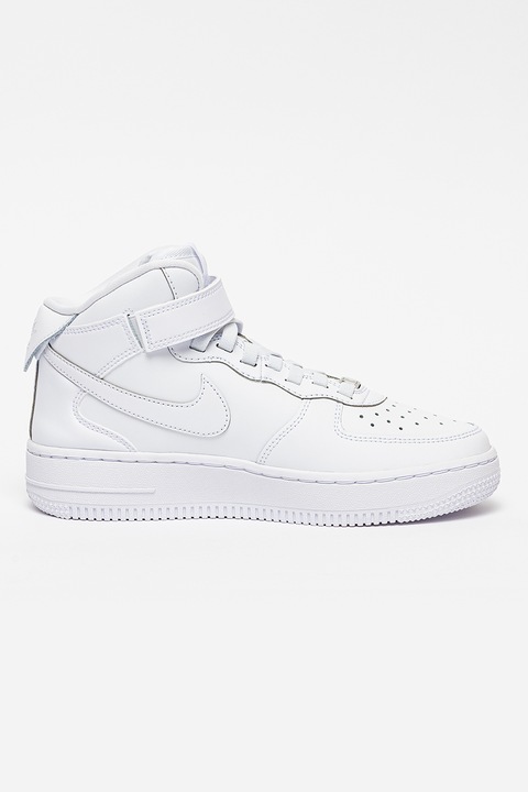 Nike, Pantofi sport din piele si piele ecologica Air Force Mid