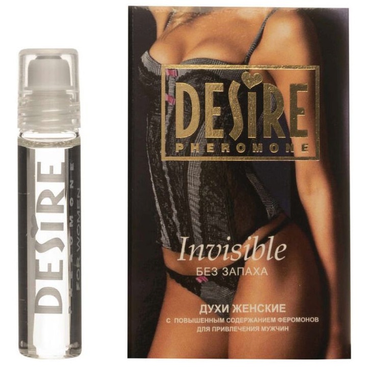 Parfum cu feromoni Canexpol Desire Invisible, incolor, 5ml