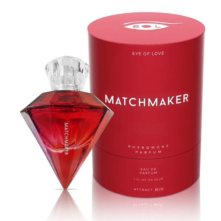 Pheromone Parfum Matchmaker Red Diamond, Eye of Love, Citrus és Jázmin Illat, 30ml
