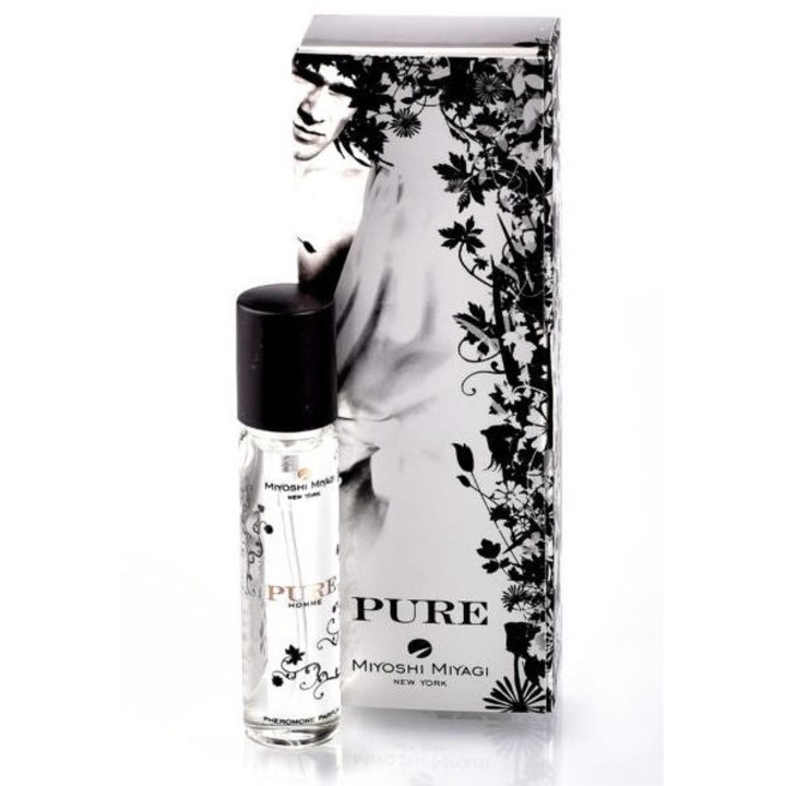 Parfum Miyoshi Miyagi Pure, feromoni nevazuti, pentru barbati, 15ml