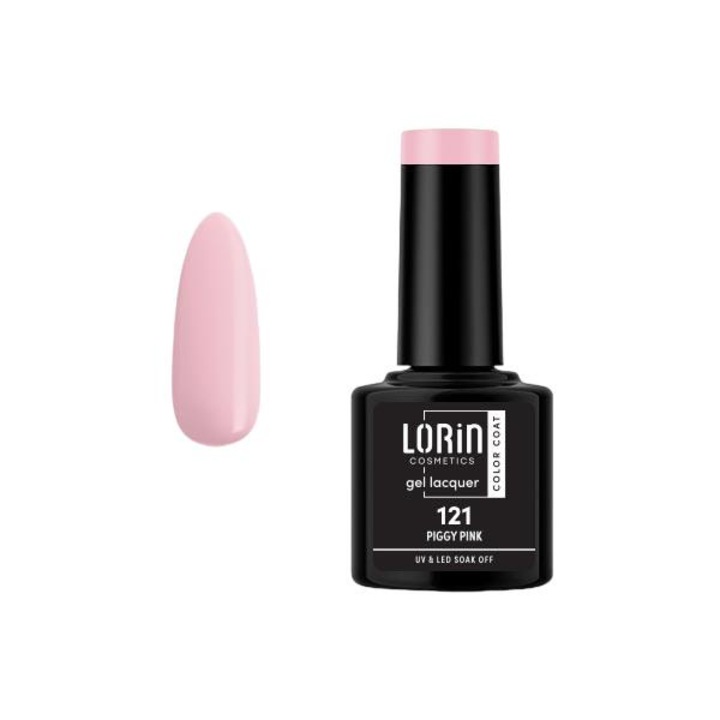 Oja semipermanenta Lorin Cosmetics, rezistenta lunga, Piggy Pink, 8ml