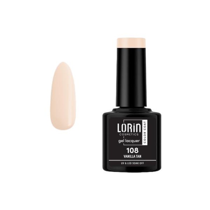 Oja semipermanenta Lorin Cosmetics, rezistenta lunga, 8ml, Vanilla Tan