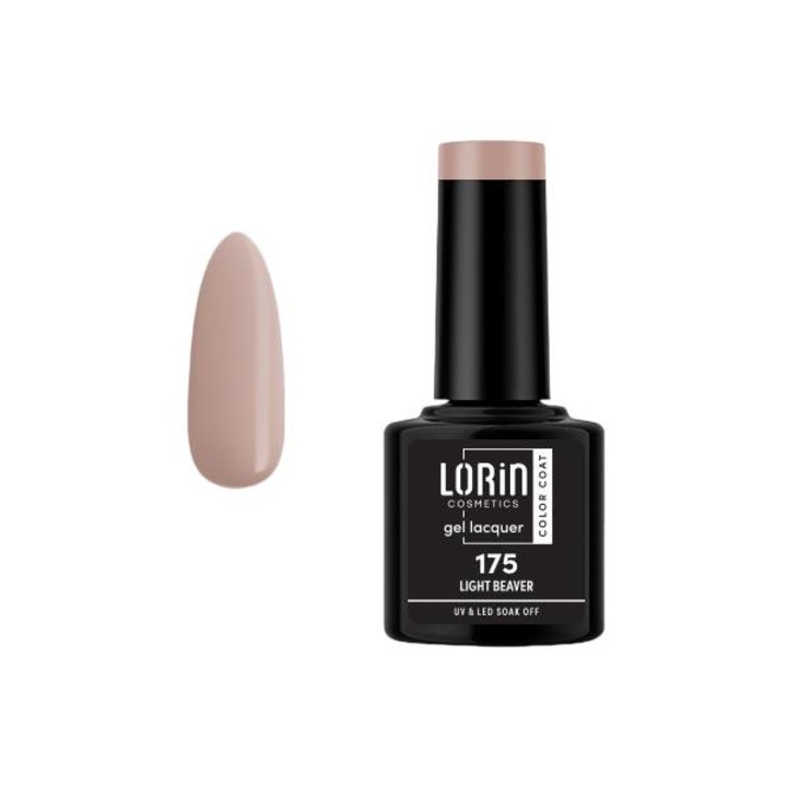 Oja Gel Lacquer Lorin Cosmetics, rezistenta lunga, 175 Light Beaver, 8ml