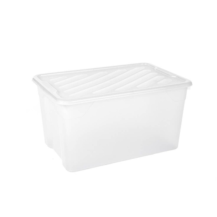 Cutie depozitare Homeplast NAK BOX, 60x40x31cm, 67 l, Alb