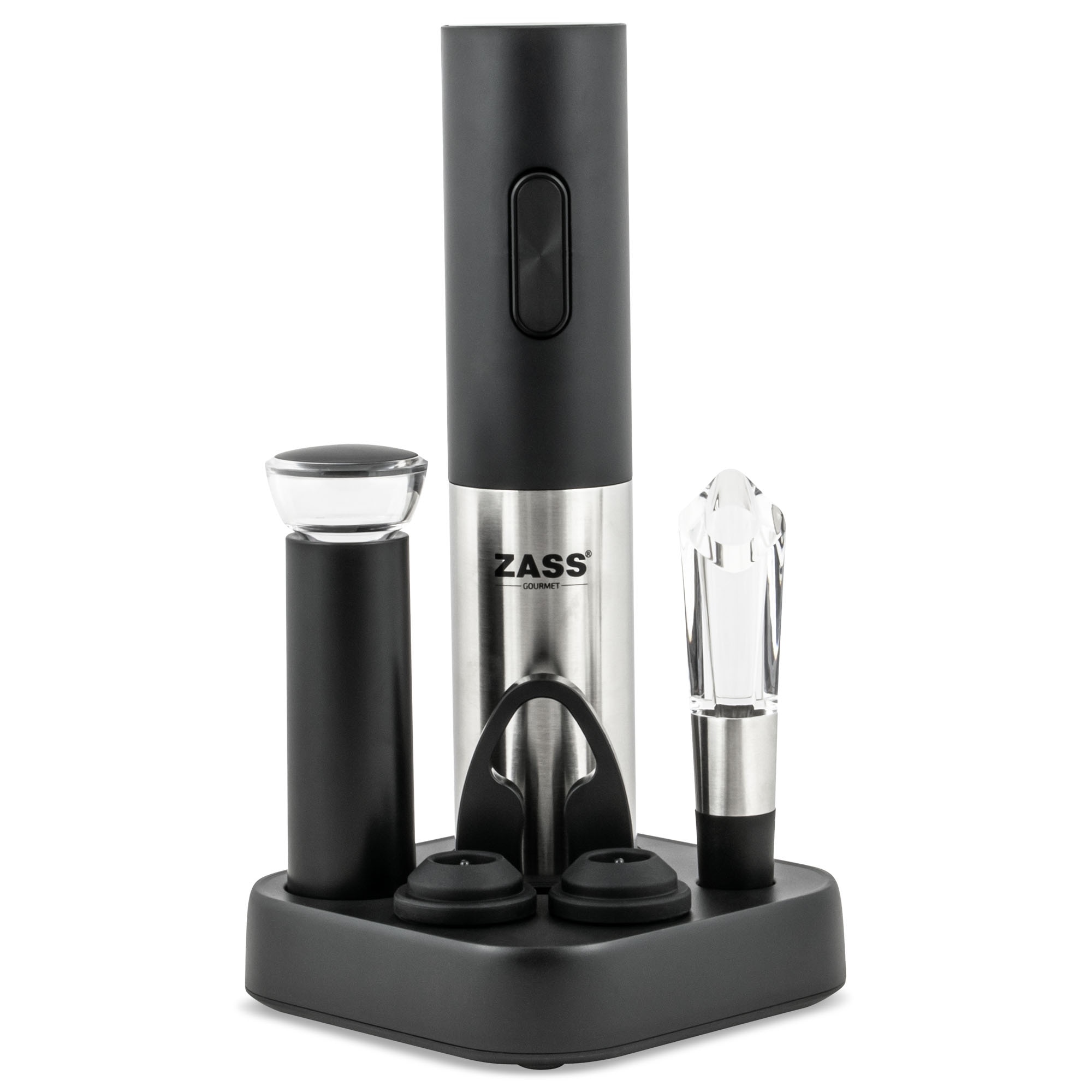 Set deschizator de vin electric Zass Gourmet ZEWS 02, Materiale