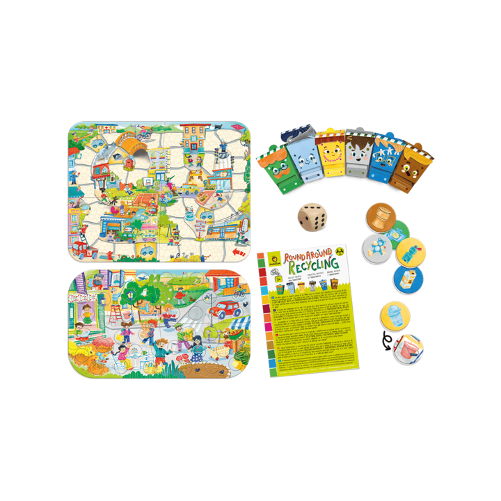 Társasjáték Agenda 2030 - Újrahasznosítási verseny, + 3 év, Ludattica