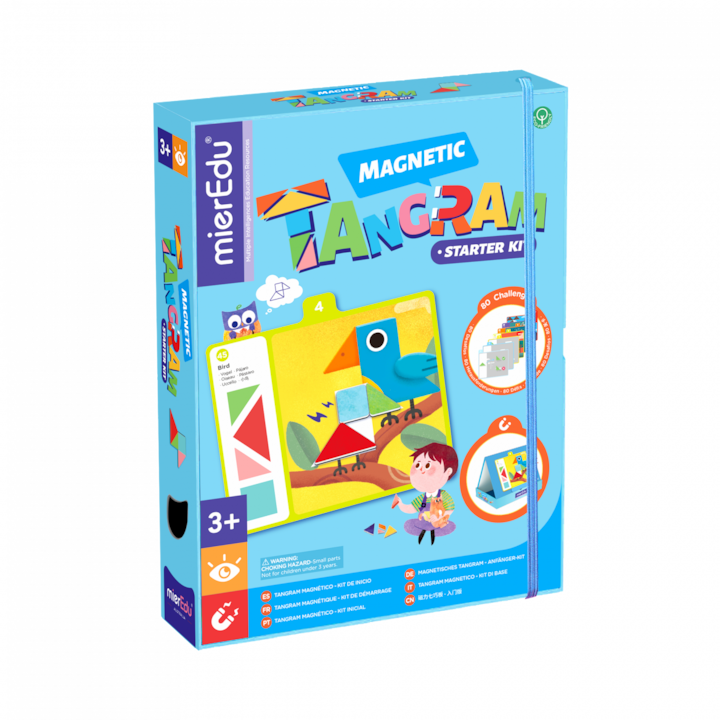 Joc Tangram magnetic - Starter kit, mierEdu
