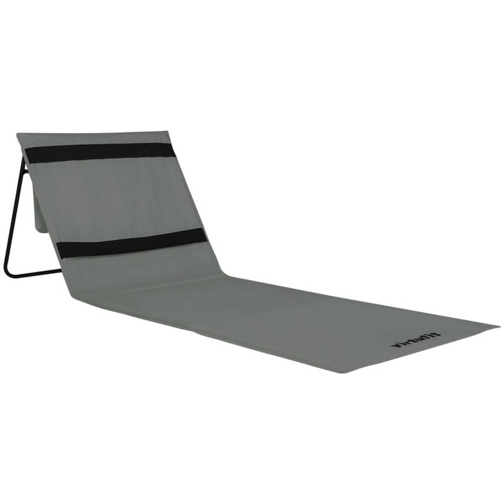 Сгъваема постелка за къмпинг/плаж VirtuFit, Сив